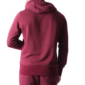 Sweat à capuche pour homme, manches longues, cordon de serrage réglable, coupe ample, poches en polaire, couleur unie, polyester/coton, respirant - Product Image 6
