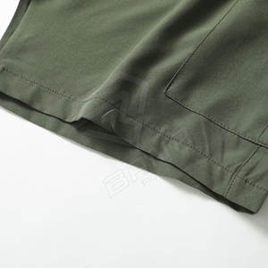 Pantalones cortos Cargo informales transpirables para hombre, Bermudas de pana, de secado rápido, impermeables, con cierre de cordón, entrenamientos, moda sólida - Product Image 5