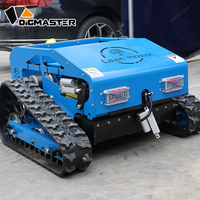 Tondeuse robot chenillée autotractée à rotation zéro, télécommandée, avec chenilles en caoutchouc, en promotion