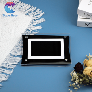Super lieur 5 Zoll Batterie Acryl Digitaler Foto rahmen Bester Freund Video wiedergabe LCD-Bildschirm <span class=keywords><strong>Motion</strong></span> Video Geschenke - Product Image 6