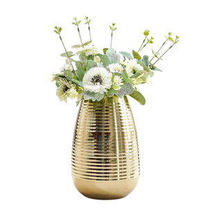 แจกันดอกไม้ทำจากสเตนเลสสตีลดีไซน์ใหม่ล่าสุดประดับโต๊ะดีไซน์ใหม่ล่าสุดเน้นที่บ้าน - Product Image 4