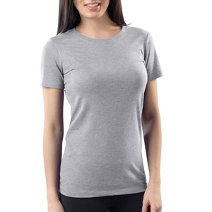 Camiseta de mujer Último mercado Estampado suelto Manga corta Moda Tallas grandes Camiseta de mujer Ropa de mujer Exportación de Pakistán - Product Image 2