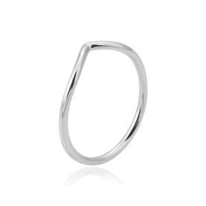 Bagues classiques bague unie en argent sterling 925 pour femmes bijoux pour hommes - Product Image 2