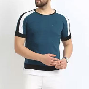 Vêtements de sport pour hommes haut athlétique séchage rapide serré décontracté musculation Polyester T-Shirt Fitness Ringer T-shirts pour hommes - Product Image 6