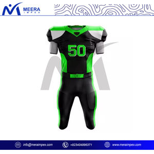 Ensemble d'uniformes de football américain OEM pour hommes, maillot et pantalon au design personnalisé, tissu extensible et durable, pour vêtements d'entraînement sportif en club - Product Image 3