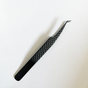 Stainless Steel Twezzers False <b>Eyelash</b> Tweezers <b>Applicator</b> With Custom Logo Bulk Strip Eye Lash Twizzers - Product Image 4