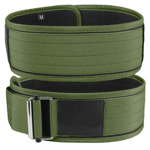 Nuevo cinturón de cuero autoblocante con logotipo en relieve, levantamiento de pesas personalizado, equipo de Fitness, bolsa de uso de entrenamiento de gimnasio - Product Image 3