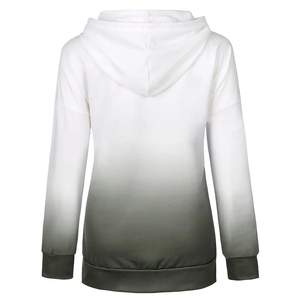 2024 haute qualité prix de gros couleur personnalisée coton Polyester tissu pas cher prix femmes cordon sweats à capuche - Product Image 2