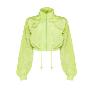 Venta caliente chaqueta de primavera con cremallera personalizada a prueba de viento ligera para mujer chaqueta cortavientos de gran tamaño para hombres - Product Image 1