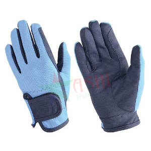 Gants d'équitation en cuir unisexe confortables de haute qualité avec logo personnalisé Gants d'équitation pour hommes femmes adultes OEM disponible - Product Image 2