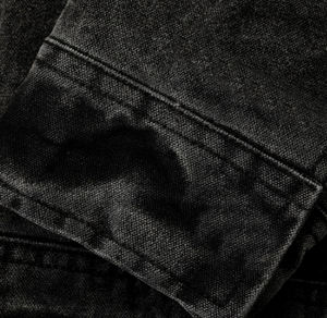 Veste de travailleur en denim vintage professionnelle personnalisée pour hommes toile de mécanicien d'hiver avec décoration brodée - Product Image 3