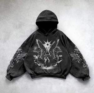 Sweats à capuche personnalisés OEM de qualité pour hommes 450 à 500 GSM broderie en détresse sweats à capuche lourds vêtements pour hommes vêtements - Product Image 6