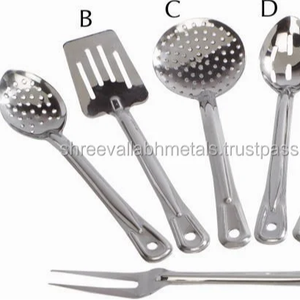 Nouvelle Arrivée 7pcs Écologique Durable En Acier Inoxydable Sober Cuillères Fourchette Couteau Multifonctionnel Couverts Ensemble De Haute Qualité En Métal - Product Image 2