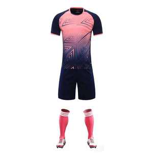 Nouvelle arrivée conception personnalisée jeune maillot de football vierge 100% polyester uniforme de football confortable - Product Image 5