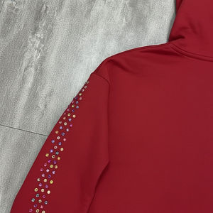 Nouveautés, prix de gros, logo personnalisé, survêtements en strass, poids lourd, surdimensionné, en molleton français, ensembles de jogging de haute qualité - Product Image 6