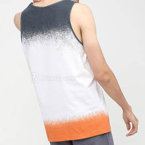 El mejor material Camiseta sin mangas para hombre Diseño de logotipo personalizado Venta caliente al mejor precio - Product Image 4