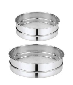 Huge Demand Sale <b>Stainless</b> <b>Steel</b> Fine Mesh Flour Strainer Metal Sifting Sieve Baking Strainer <b>Colanders</b> & Strainers - Product Image 1