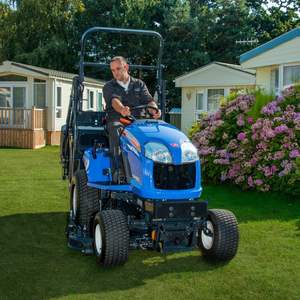 Cortadora de Césped Industrial Iseki SXG 326 de Diésel, Motor de 2 Tiempos y 190cc, Cortadora de Pasto para Jardines, Parques y Céspedes Grandes - Product Image 2