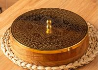 Boîte à épices en laiton pur personnalisable, durable, écologique, étanche, compatible lave-vaisselle, décorative, pour armoire de cuisine, en métal