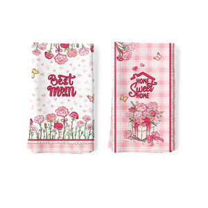 New Design Household Cleaning Cloth Customized Design Pure Cotton Golf <b>Kitchen</b> <b>Towels</b> with Logo - Product Image 6