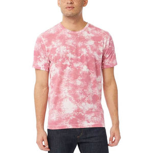 T-shirt surdimensionné à col rond pour homme, tie-dye personnalisé, 210 g, 100 % coton, respirant, streetwear, décontracté, t-shirt uni - Product Image 1