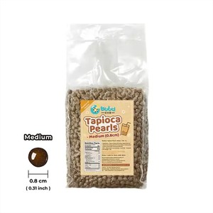 ไข่มุกมันสำปะหลังที่รับประทานได้บรรจุในถุงสำหรับชาน้ำมะนาวชาส่วนผสมชาฟอง - Product Image 3