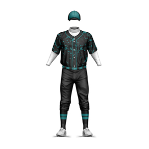 Ensembles d'uniformes de baseball personnalisés avec logo, haute qualité, légers, respirants, séchage rapide, polyester/coton, faible MOQ 10 ensembles, OEM - Product Image 3