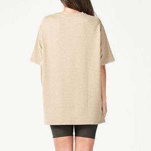 Camiseta de Mujer al por Mayor con Impresión Personalizada, Camiseta Informal de Manga Corta de Algodón, Camiseta con Logotipo Personalizado para Mujer - Product Image 4