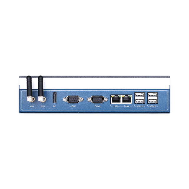 New Intel Core I3 I5 I7 Quad-Core Dual LAN Industrial Mini PC with GPIO Support 9~36V Power for Win10/11/Linux Embedded Computer
