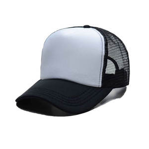 Sublimación personalizada Gorra de béisbol de malla de poliéster de 5 paneles Sombreros de camioneros a granel para hombres y mujeres Estilo casual - Product Image 1