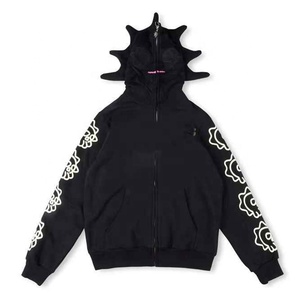 Sudadera con capucha y cremallera completa para hombre, de gran tamaño sudadera de lana de algodón, elegante, informal, cálida, ligera, Sudadera con capucha, ropa de calle unisex - Product Image 1