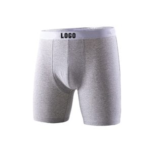 Sous-vêtements de boxer pour homme en coton modal écologique, caleçons en bambou doux, coupe extensible, logo personnalisé sur la ceinture, confort quotidien - Product Image 3