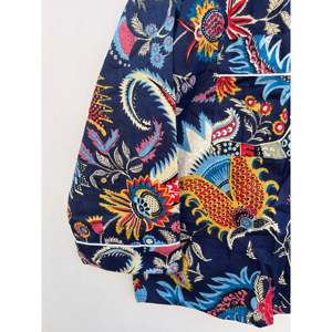 Conjunto de Pijama de Algodón con Estampado Floral Indio Hecho a Mano, Ropa de Dormir Suave Tejida para Mujer, con Botones, Estilo ODM, Ropa para el Hogar, Pijama de Novia o Dama de Honor - Product Image 4