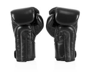 Guantes de boxeo Fairtex BGV6 Premium de cuero de alta calidad con estilo de combate angular con cierre completo de muñeca logotipo personalizado para deportes - Product Image 3
