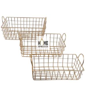 New Arrival Latest Design <b>Storage</b> <b>Basket</b> <b>Mesh</b> Designer Luxury <b>Basket</b> and Trays for Wholesale Suppliers in Cheapest Price - Product Image 1