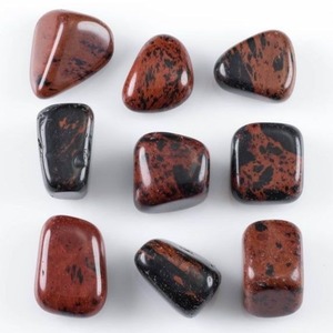 ขายส่งคริสตัลวิเศษ หินมะฮอกกานีออบซิเดียนธรรมชาติ หินขัดเงาทรงรี สีน้ำตาลดำ เป็นมิตรกับสิ่งแวดล้อม - Product Image 5