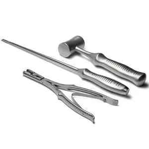 Ensemble d'instruments chirurgicaux en acier inoxydable, coupe-fil manuel et coupe-épingle orthopédique, conforme à la norme de sécurité MOL - Product Image 5
