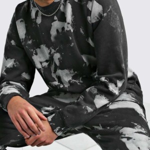 2025 Men Cotton Acid <b>Wash</b> Tracksuit New Arrival Hot Sale Latest Style Casual Sweat Suits Embroidered Breathable Plus Size <b>Boys</b> - Product Image 3