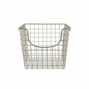 Wholesaler Black Powder Coating Iron <b>Wire</b> <b>Baskets</b> Rectangle Shape Tabletop Multi Purpose <b>Storage</b> <b>Baskets</b> With Handle - Product Image 3