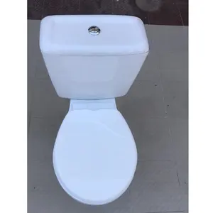 Two Piece Water Closet Toilet Seat with Cistern, Plastic Seat Cover and LLC Fittings Accessories Complete Set from India Morvi