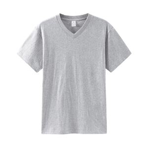 Camisetas de Alta Calidad, 210 g/m², 100% Algodón, Unisex, Estilo Casual de Verano, Corte Regular, Cuello en V, Camisetas Básicas Lisas para Hombre y Mujer - Product Image 4