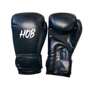 Guantes de Boxeo MMA de Cuero con Cierre de Cordones, Logotipo Personalizado, Agarre Antideslizante e Impermeable - Product Image 3