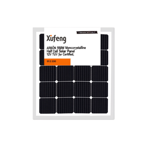 Panneau solaire monocristallin demi-cellule Xufeng 550W 12V certifié TUV - Product Image 2