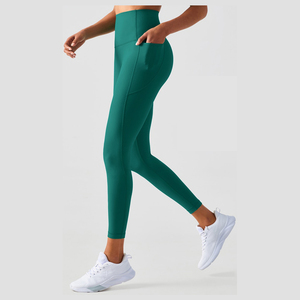 Nouvelle mode de leggings de yoga taille haute pour femmes, pantalons de survêtement respirants sans couture pour la gymnastique et le sport, le jogging - Product Image 1