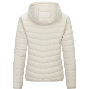 OEM personalizado largo invierno abajo abrigo señoras invierno al aire libre con capucha burbuja chaqueta ropa recortada chaqueta acolchada para las mujeres - Product Image 5