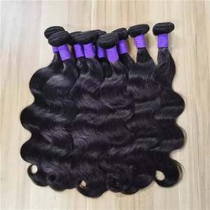 Extensiones de cabello Virgen del templo indio del sur de primera calidad, paquetes de peluca naturales, Exportación al por mayor de fábrica - Product Image 1