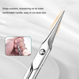 Tijeras Profesionales para Cutículas de Uñas de Alta Calidad para Salón, Tijeras de Manicura de Acero Inoxidable de Alta Calidad, Venta al Por Mayor - Product Image 4