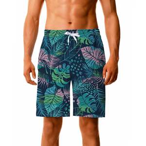 กางเกงขาสั้นผู้ชายลายพิมพ์แบบ Heat-Transfer สำหรับฤดูร้อน คุณภาพสูง เป็นมิตรกับสิ่งแวดล้อม ระบายอากาศได้ดี สไตล์สตรีท - Product Image 5