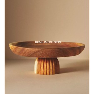 Ensemble de bols jetables en bois d'acacia, revêtement émaillé, design moderne écologique pour restaurant, hôtel - Product Image 3