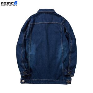 แจ็กเก็ตผ้ายีนส์สำหรับผู้ชาย, เสื้อแจ็กเก็ตยีนส์คอปกขนเฟอร์แฟชั่นลำลองกันลมเสื้อโค้ทอบอุ่นหนาผ้าย้ทยาวและย้อมสีอ่อน - Product Image 5